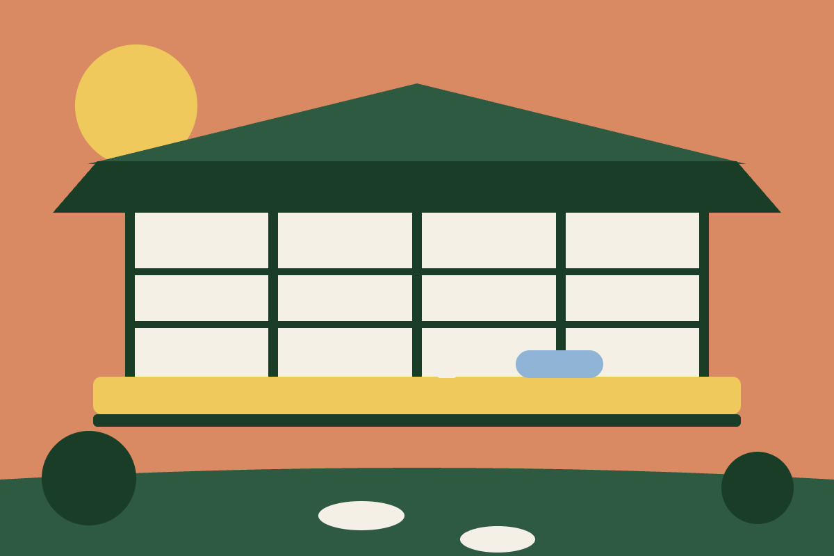 実家の縁側 / 3:2